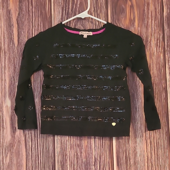 Juicy Couture Black and Pink Top - Picture 1 of 3